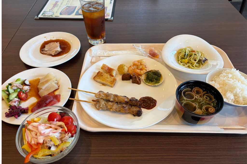 ダイヤモンド滋賀 夕食ビュッフェ「夏のごちそうダイニング」の料理